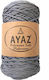 Makramee Schnur Ayaz Polyester Weich Makramee Graue 1130 250g 175m
