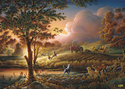 Terry Redlin Harvest In The Glow Of The Sun Puzzle 2D 1000pcs