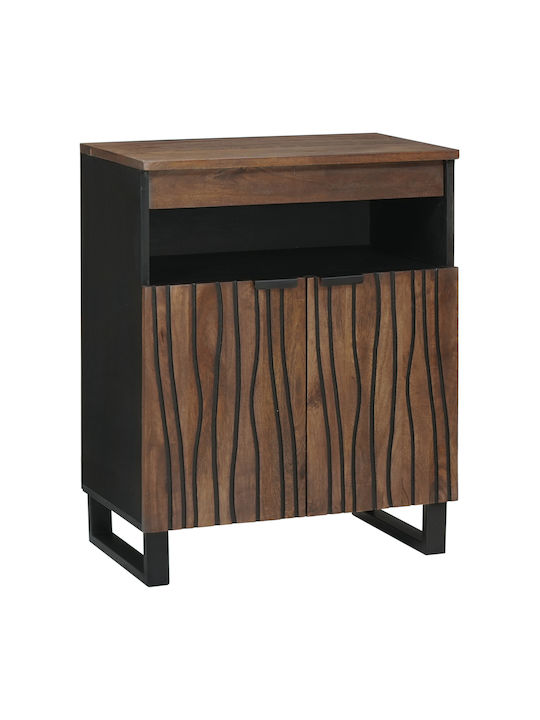 Sideboard made of Solid Wood Brown 60x33.5x75cm