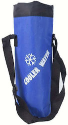 Blue Portable Drawstring Water Bottle Pouch Insulated Cooler Bag Length Width 18x12cm Blue Portable Drawstring Water Bottle Pouch Insulated Cooler Bag Length Width 18x12cm