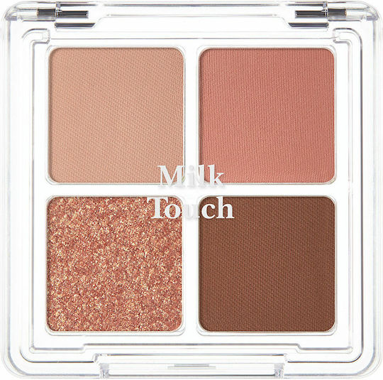 Milktouch Палитра със Сенки за Очи в Твърда Форма Nº 02-rose 7.6гр