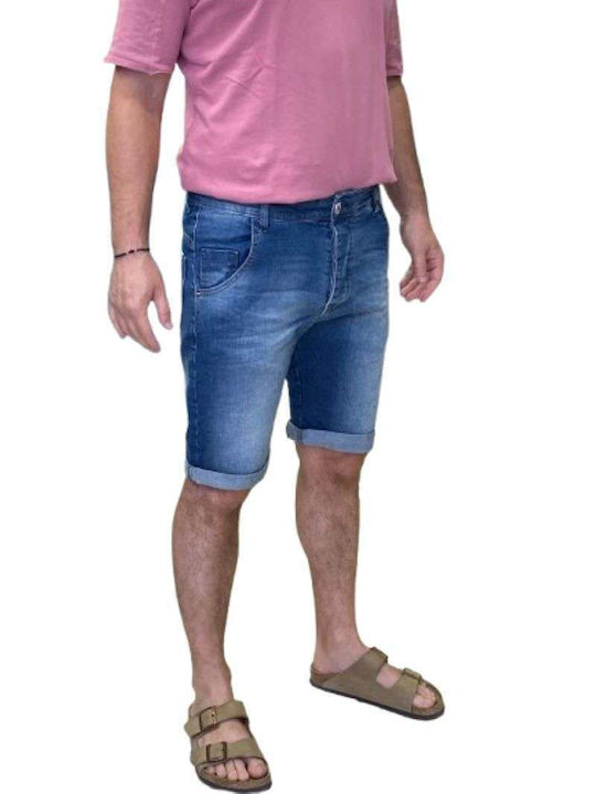 Damaged Jeans Bermudă de Bărbați Blue