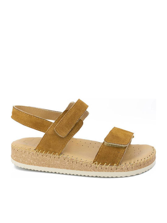 Damenplattformen Tabac Braun