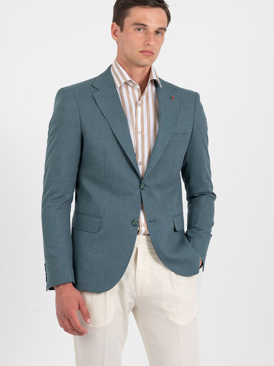 Vittorio Artist Men's Suit Jacket Slim Fit Green