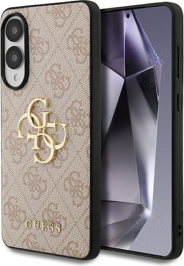 Guess Classic Umschlag Rückseite Metallisch Rosa (Galaxy S25 Edge)