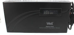 Spannungsregler 1000va/600w Relais Well Avr-rel-slimpower1000-wl Spannungsregler 1000va/600w Relais Well Avr-rel-slimpower1000-wl