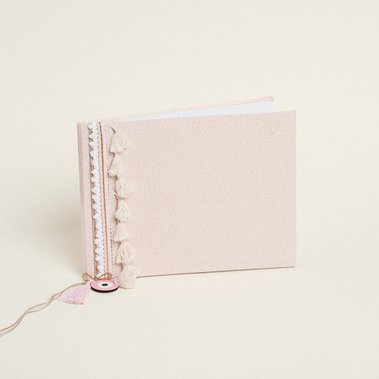 Beauty Home Wish Book Pink Gold Lurex Vertical