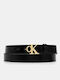 Leather Women's Belt Black