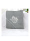 Blue Kids Baby Hooded Towel Gray 80x80cm