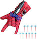 Spiderman Carnival Gloves Red made of Plastic 1pcs