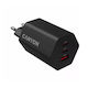 Canyon Φορτιστής Χωρίς Καλώδιο GaN με Θύρα USB-A και 2 Θύρες USB-C 65W Power Delivery Μαύρος (Hexagon 65)