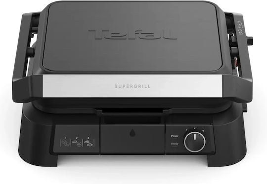 Tefal Supergrill 3In1 Сандвич тостер грил с подвижни плочи 2000W Черна