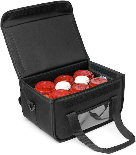 IdealPress Geantă Izotermică Transport Cafea cu Capacitate 20lt 37x24x21cm. Neagră