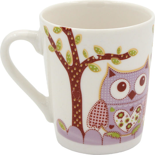 Keskor Owl Mug Ceramic Multicolored 230ml Keskor Owl Mug Ceramic Multicolored 230ml
