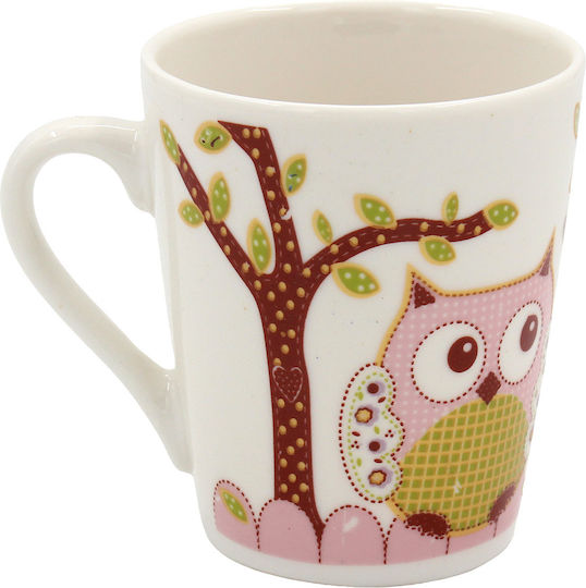 Keskor Owl Mug Ceramic Multicolored 230ml Keskor Owl Mug Ceramic Multicolored 230ml