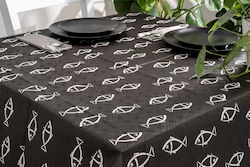 PaperQ Tablecloth Black 100x130cm 150pcs