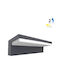Gekas Wall-Mounted Outdoor LED Lighting IP54 9W With Adjustable White Light