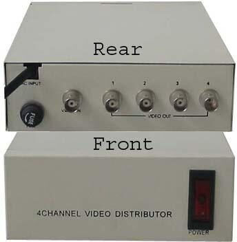 Bnc Video Splitter 1 Είσοδος 4 Έξοδοι Τροφοδοσία 220vac Anga Ps-vh104s