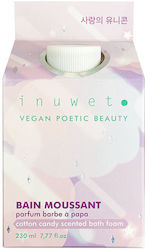 Cotton Candy Scented Bath Foam Inuwet 230 Ml