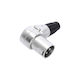 Adam Hall Connectors 4 Star C Xm3 A Right-angle Male Xlr Connector