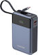 Canyon OnPower PB-600 20000mAh 65W με Θύρα USB-A και Θύρα USB-C Power Delivery Dark Gray
