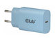 Club3D Charger Without Cable with USB-C Port 30W Power Delivery Blue (CAC-3022)