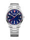 Wenger Men's Watch Battery with Silver Metal Bracelet