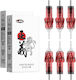 Set 40 Cartuș Ac pentru Tattoo 4 Tipuri 1003rl 1005rl 1007rl 1009rl 1007rs 1009rs 1207rs 1209rs Din Oțel Inoxidabil Contur Umplere En04x-40kit-dg
