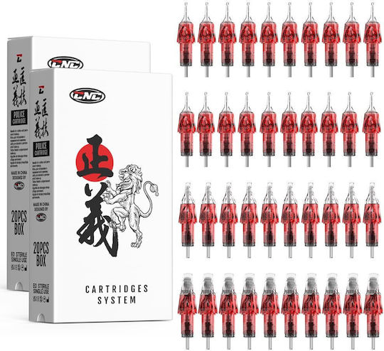 Set 40 Cartuș Ac Pentru Tattoo 4 Tipuri Module Ac 1007rm 1009rm 1011rm 1015rm Din Oțel Inoxidabil 316 Liniare Umbrare Umplere En04x-40kit-ll
