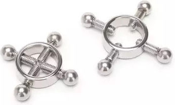 Prowler Red Nipple Clamps in Red Color