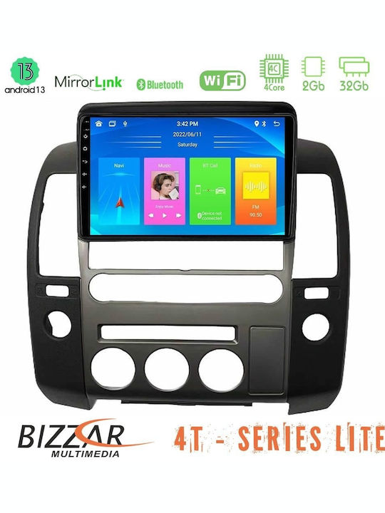 Bizzar Car Audio System for Nissan Navara / Pathfinder 2006-2012 (Bluetooth/USB/WiFi/GPS/Apple-Carplay/Android-Auto) with Touch Screen 9"