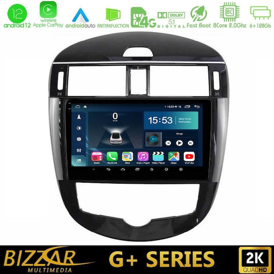 Bizzar Ηχοσύστημα Αυτοκινήτου για Nissan Pulsar 2015-2018 (Bluetooth/USB/WiFi/GPS/Apple-Carplay/Android-Auto) με Οθόνη Αφής 9"