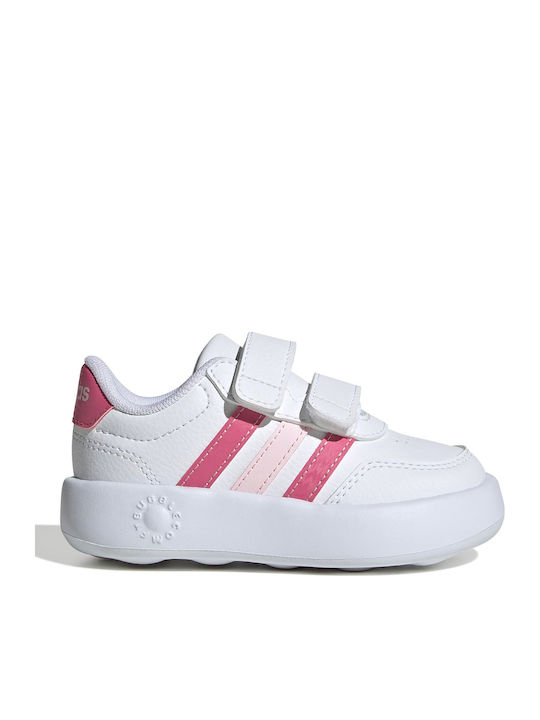 Breaknet 3.0 Cf Kinder Sneakers mit Klettverschluss Weiß
