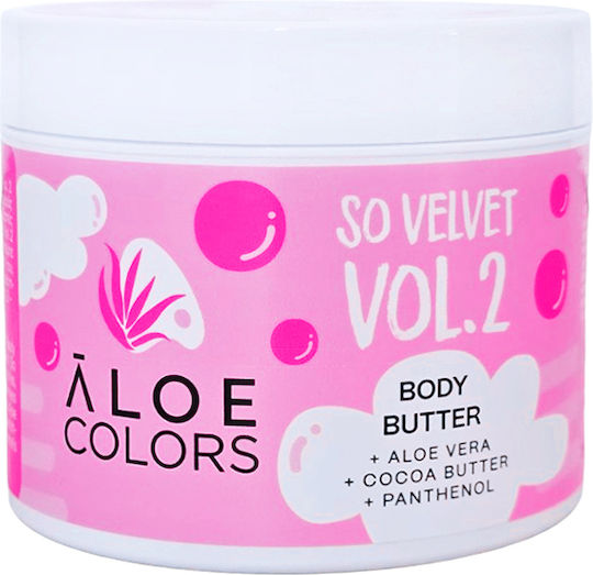 Aloe Colors So Velvet Vol. 2 Хидратиращо Масло за Тяло с Ший Масло & Алое вера за Суха Кожа 200ml