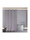 Greenwich Polo Club 3120 Duschvorhang Stoff 240x180cm Grey