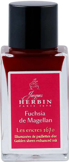 Jacques Herbin Ανταλλακτικό Μελάνι για Πένα Fuchsia de Magellan 15ml