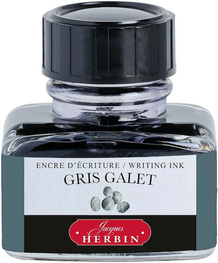Jacques Herbin Ανταλλακτικό Μελάνι για Πένα Gris Galet 30ml