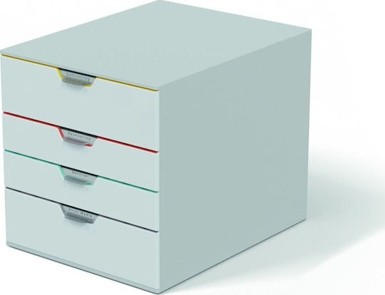Durable Schreibtischschublade 4 Positionen Mehrfarbig Varicolor