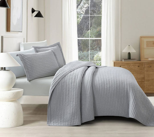 Liolios Home Покривало King Size Lt Grey 260x240см