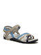Flache Sandalen für Damen in Beige Farbe