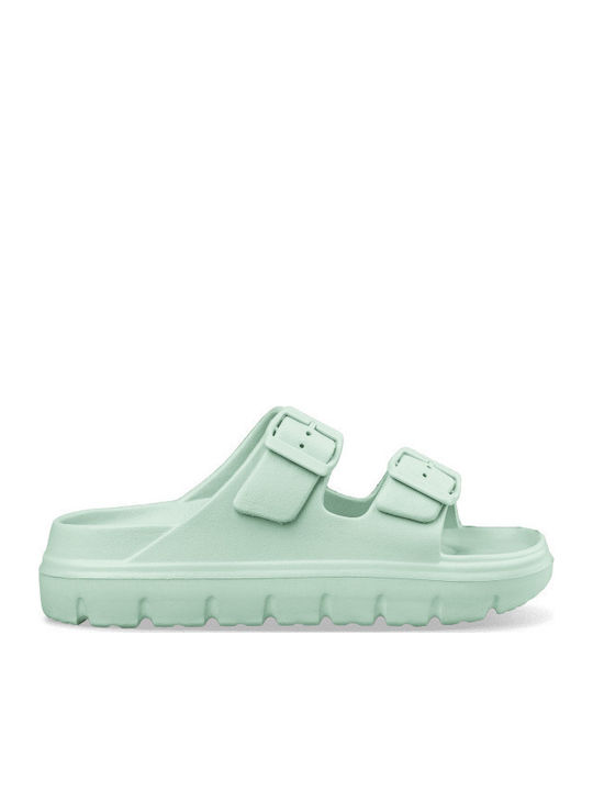 Envie Shoes Γυναικεία Σανδάλια Flatforms Μπλε