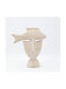Figurină Decorativă Sculptură Beton Bej 24,5x8x27,5cm Pachet 2 Bucăți