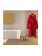 San Lorentzo Bademantel mit Kapuze Red 420gr/m²
