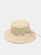 Interhat Fabric Women's Bucket Hat Beige