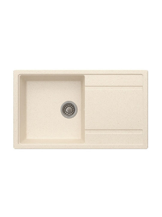 Unixton Drop-In Chiuvetă din Granit Sintetic L85xW50cm