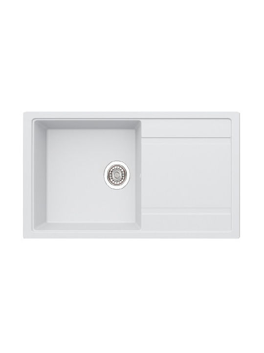 Unixton Pan86 Ένθετος Νεροχύτης από Συνθετικό Γ...
