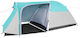 Campingzelt Tunnel Blau für 4 Personen 175x310x130cm