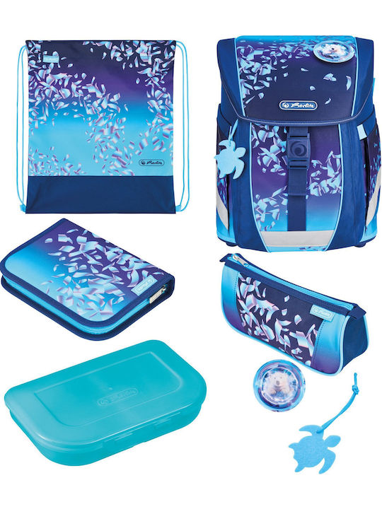 Herlitz Plus Schulranzen Rucksack Blau