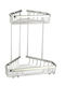 Inter Ceramic Ecke An der Wand montiert Badezimmerregal Silber