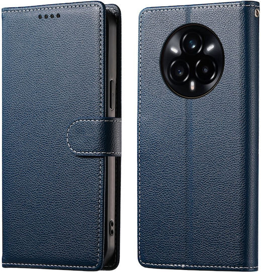 Mad Mask Wallet Leather / Synthetic Leather Navy Blue (Realme 14 Pro+)